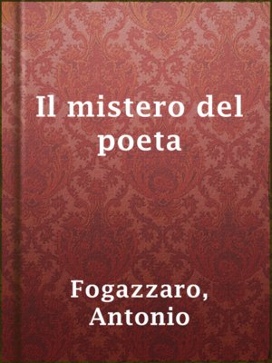 cover image of Il mistero del poeta